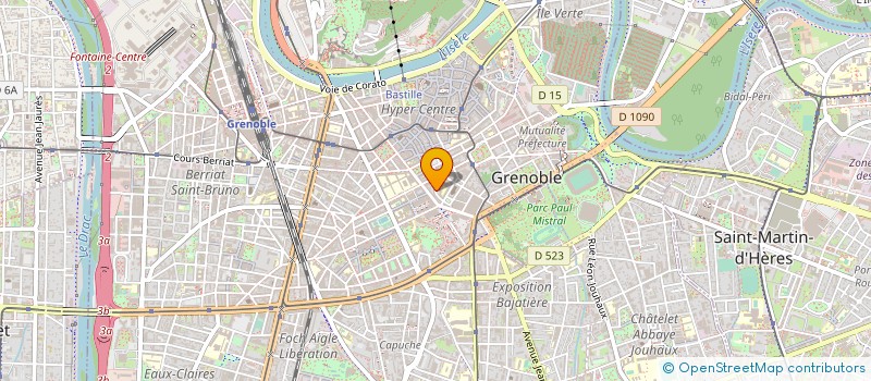 localisation de l'entreprise MONSIEUR MARTIAL DUBOIS à GRENOBLE