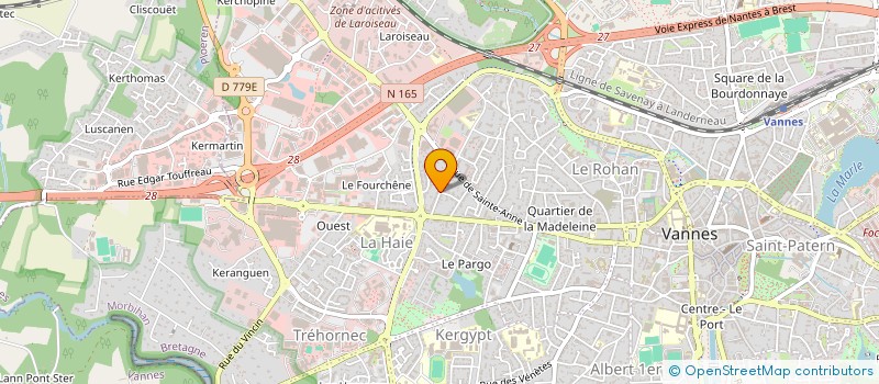 localisation de l'entreprise MONSIEUR MARTIAL DUBOS à VANNES