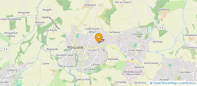 localisation de l'entreprise MONSIEUR MARTIAL EORDOGH HINAULT à PLOUZANE