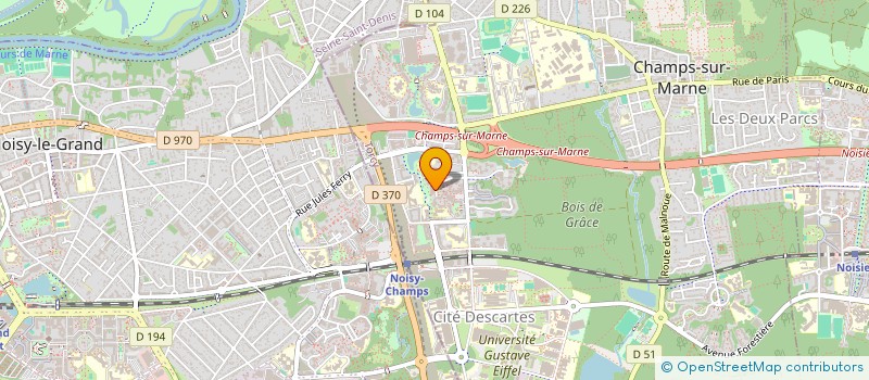 localisation de l'entreprise MONSIEUR MARTIAL EVANNO  CHAMPS-SUR-MARNE