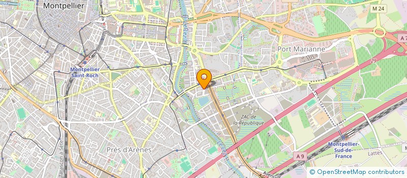 localisation de l'entreprise MONSIEUR MARTIAL FAIXA à MONTPELLIER