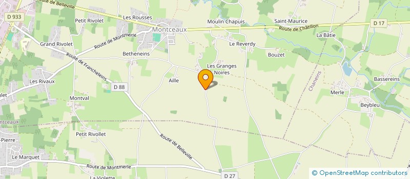 localisation de l'entreprise MONSIEUR MARTIAL FERRAND  MONTCEAUX