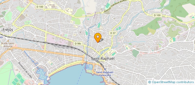 localisation de l'entreprise MONSIEUR MARTIAL FILIPPONE  SAINT-RAPHAEL
