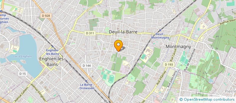 localisation de l'entreprise MONSIEUR MARTIAL GAMBIN  DEUIL-LA-BARRE