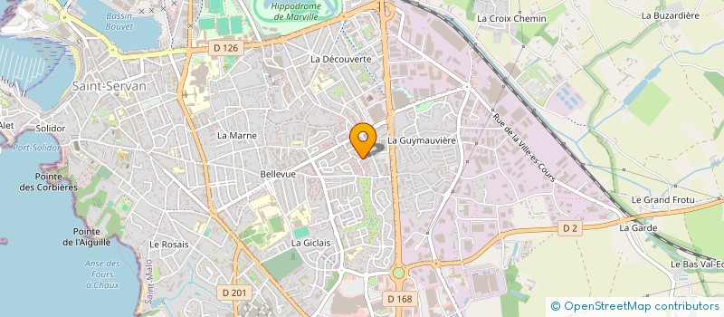 localisation de l'entreprise MONSIEUR MARTIAL GAUVIN à SAINT-MALO