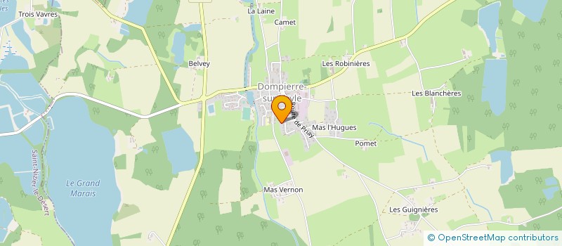 localisation de l'entreprise MONSIEUR MARTIAL GAY à DOMPIERRE-SUR-VEYLE