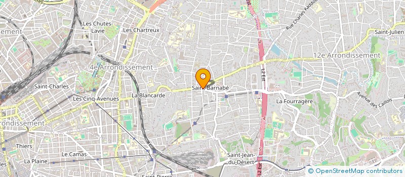 localisation de l'entreprise MONSIEUR MARTIAL GIL à MARSEILLE 12
