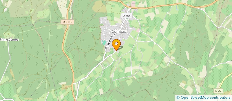 localisation de l'entreprise MONSIEUR MARTIAL GIRARDOT  COMBAS