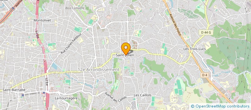 localisation de l'entreprise MONSIEUR MARTIAL GIVIN  MARSEILLE