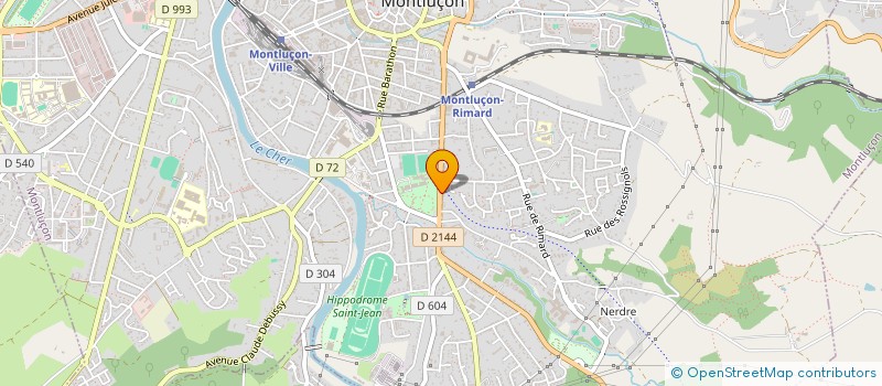 localisation de l'entreprise MONSIEUR MARTIAL GOMEZ à MONTLUCON