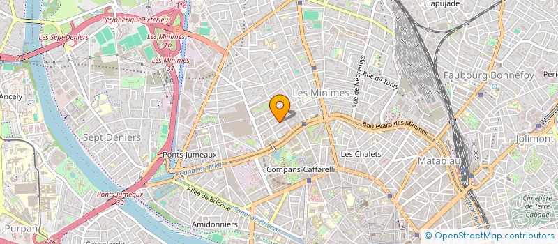 localisation de l'entreprise MONSIEUR MARTIAL GONTRAND  TOULOUSE