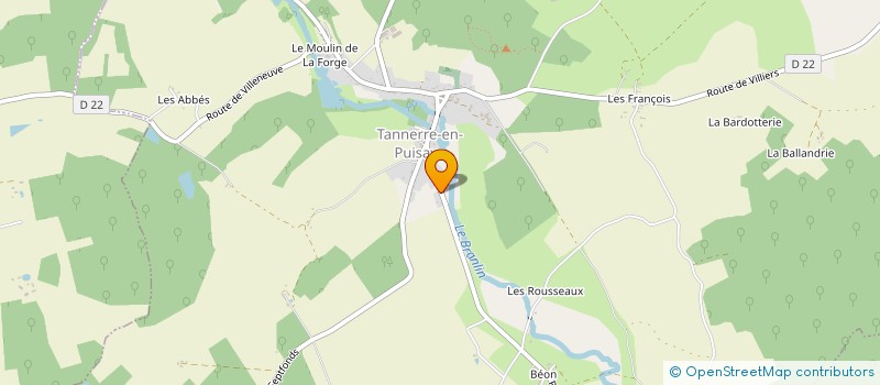 localisation de l'entreprise MONSIEUR MARTIAL GOULAOUIC à TANNERRE-EN-PUISAYE