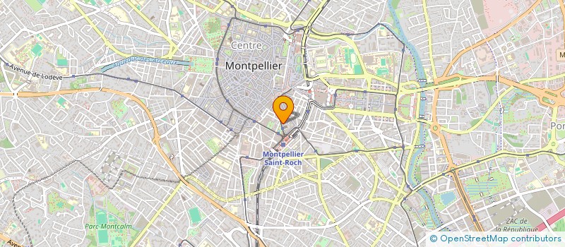 localisation de l'entreprise MONSIEUR MARTIAL GREAU à MONTPELLIER
