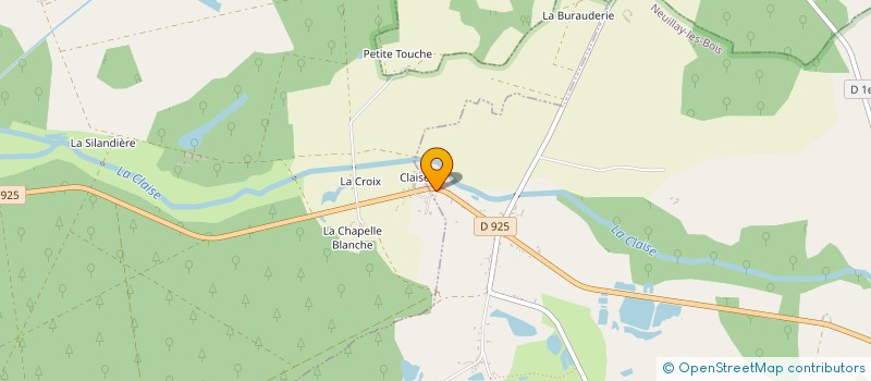localisation de l'entreprise MONSIEUR MARTIAL GRESSIN à NEUILLAY-LES-BOIS