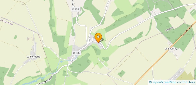 localisation de l'entreprise MONSIEUR MARTIAL GRIVET  LABOSSE