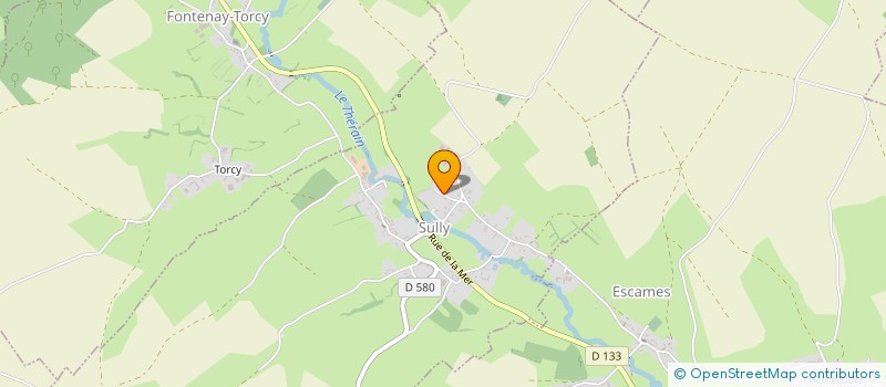 localisation de l'entreprise MONSIEUR MARTIAL GUEROUT  ESCAMES