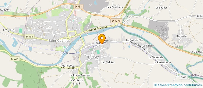 localisation de l'entreprise MONSIEUR MARTIAL GUIGNARD à THENAY