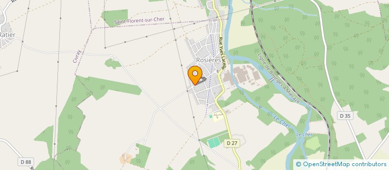 localisation de l'entreprise MONSIEUR MARTIAL GUIGNARD  TROUY