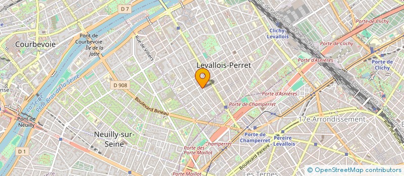localisation de l'entreprise MONSIEUR MARTIAL HAMON à LEVALLOIS-PERRET