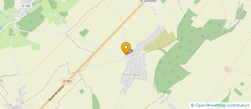 localisation de l'entreprise MONSIEUR MARTIAL HASLAY à PORCHEUX