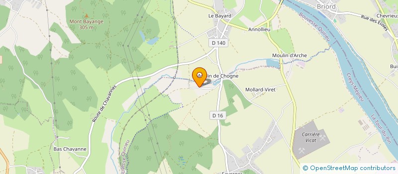 localisation de l'entreprise MONSIEUR MARTIAL HERBEPIN  BRANGUES