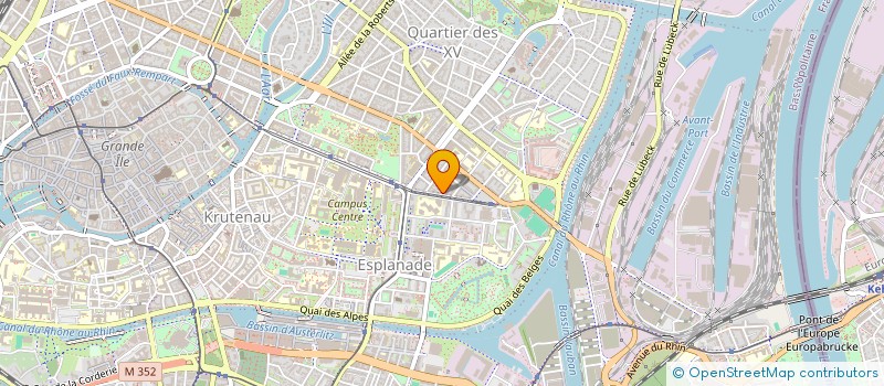 localisation de l'entreprise MONSIEUR MARTIAL HOFFMANN à STRASBOURG