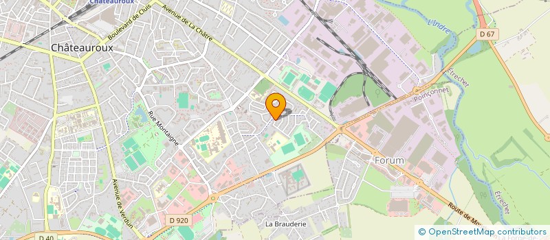 localisation de l'entreprise MONSIEUR MARTIAL JANVIER à CHATEAUROUX