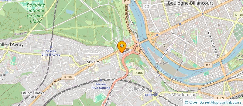 localisation de l'entreprise MONSIEUR MARTIAL JEREMIE à SEVRES