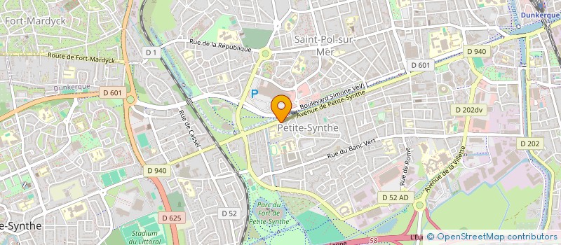 localisation de l'entreprise MONSIEUR MARTIAL JONVEL à DUNKERQUE