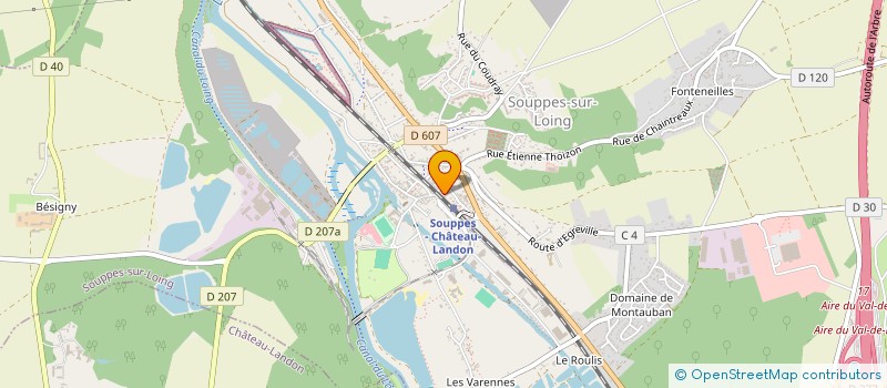 localisation de l'entreprise MONSIEUR MARTIAL KARSENTI à SOUPPES-SUR-LOING