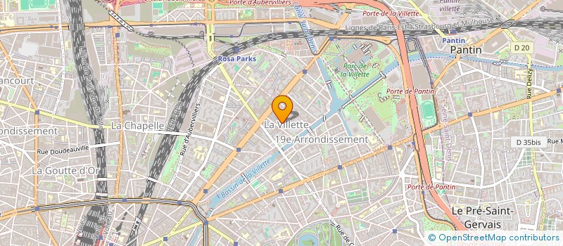 localisation de l'entreprise MONSIEUR MARTIAL KOFFI  PARIS