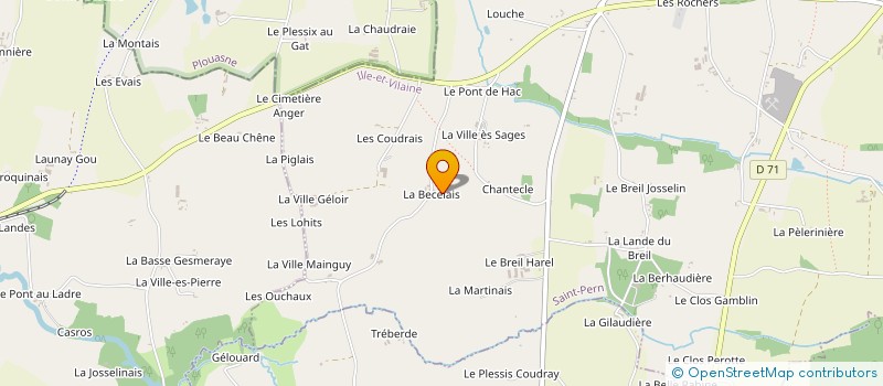 localisation de l'entreprise MONSIEUR MARTIAL LABONNE à SAINT-PERN