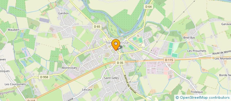 localisation de l'entreprise MONSIEUR MARTIAL LAFLORENTIE  NEGREPELISSE