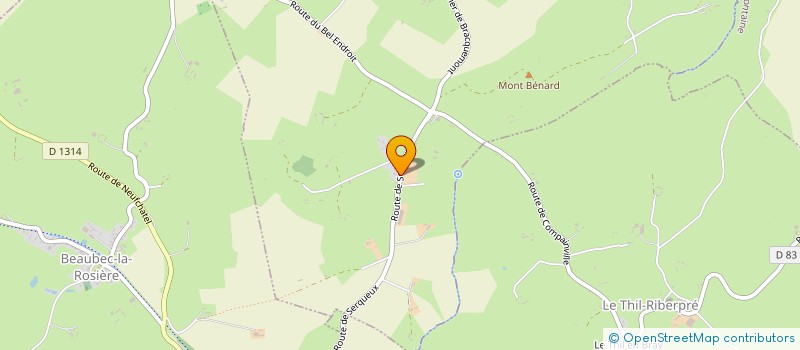 localisation de l'entreprise MONSIEUR MARTIAL LAMY  COMPAINVILLE