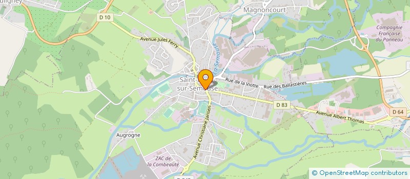 localisation de l'entreprise MONSIEUR MARTIAL LAZZARIN  SAINT-LOUP-SUR-SEMOUSE