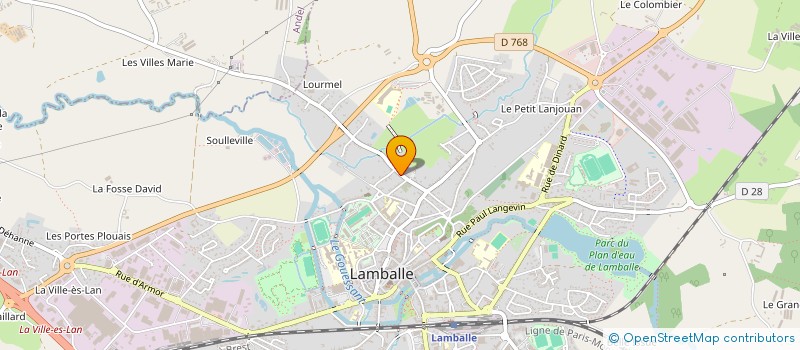 localisation de l'entreprise MONSIEUR MARTIAL LE HERISSE à LAMBALLE-ARMOR