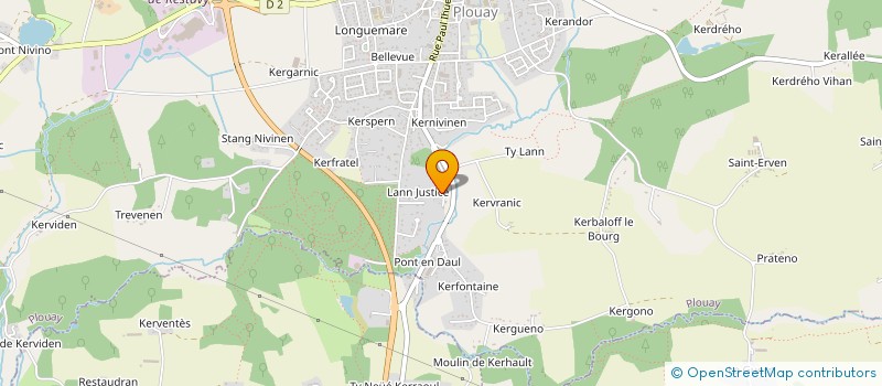 localisation de l'entreprise MONSIEUR MARTIAL LE STUNFF à PLOUAY