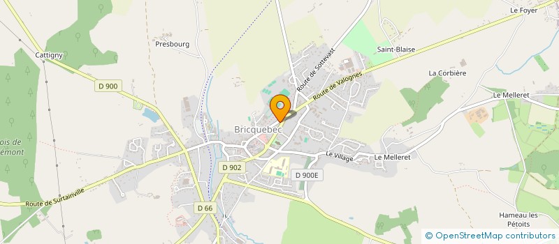 localisation de l'entreprise MONSIEUR MARTIAL LECARPENTIER  BRICQUEBEC-EN-COTENTIN