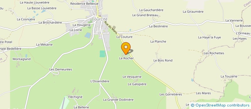localisation de l'entreprise MONSIEUR MARTIAL LECHAT à SAINT-AUBIN-DU-DESERT