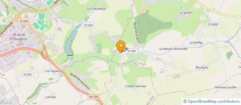 localisation de l'entreprise MONSIEUR MARTIAL LEGABLIER  SAINT-JEAN-D'ELLE