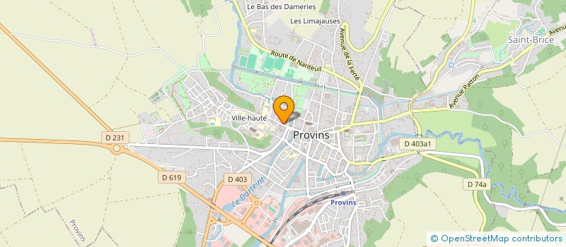 localisation de l'entreprise MONSIEUR MARTIAL LEGRE ZIE  PROVINS