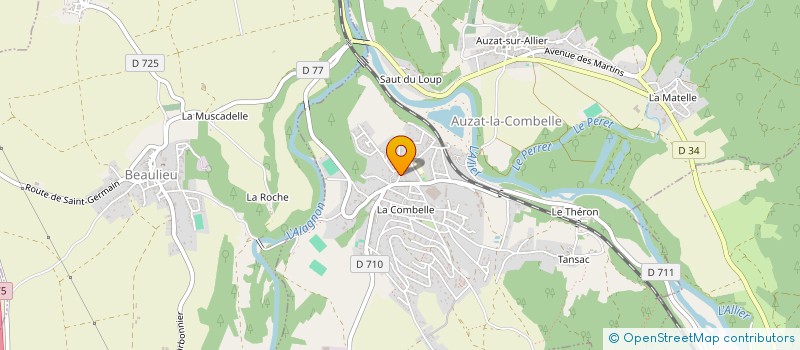 localisation de l'entreprise MONSIEUR MARTIAL LEISEING  AUZAT-LA-COMBELLE