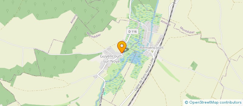 localisation de l'entreprise MONSIEUR MARTIAL LEJEUNE  GUYENCOURT-SUR-NOYE