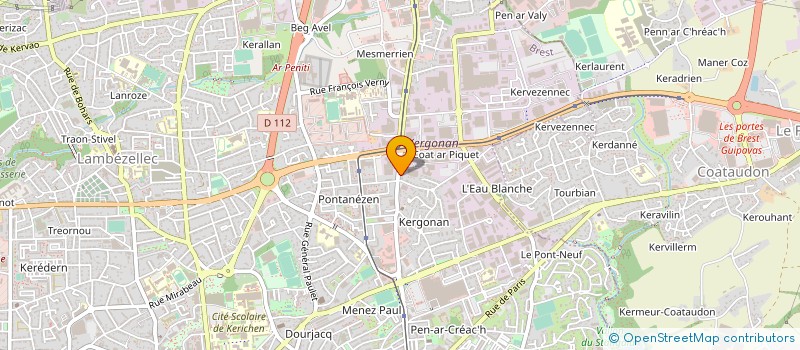 localisation de l'entreprise MONSIEUR MARTIAL LENGRAND à BREST