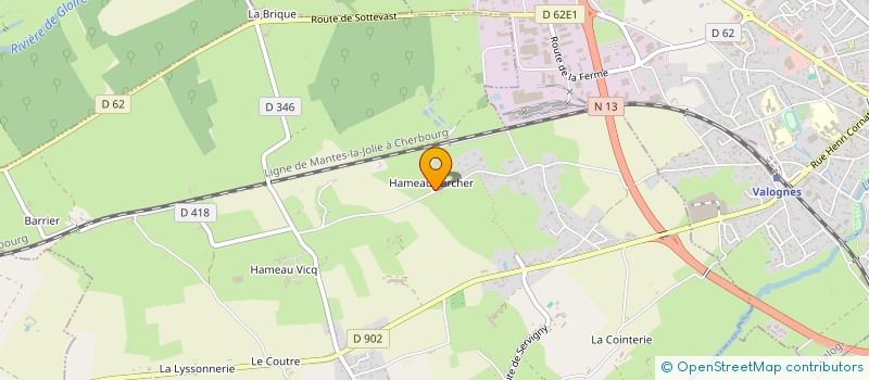 localisation de l'entreprise MONSIEUR MARTIAL LEVAILLANT à SAUSSEMESNIL
