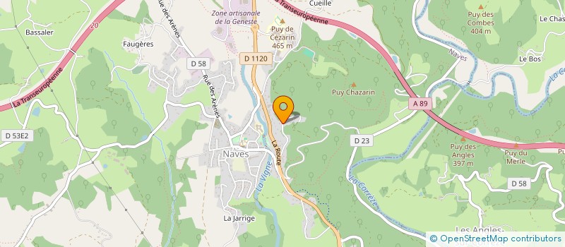 localisation de l'entreprise MONSIEUR MARTIAL LEYRAT  NAVES