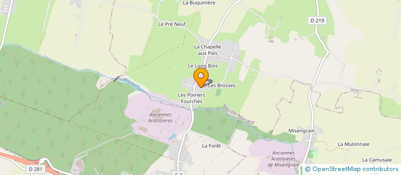 localisation de l'entreprise MONSIEUR MARTIAL LOIRET à OMBREE D'ANJOU