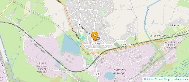 localisation de l'entreprise MONSIEUR MARTIAL LOISELEUR  DONGES