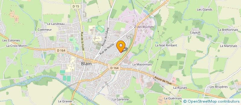 localisation de l'entreprise MONSIEUR MARTIAL LORAND  BLAIN