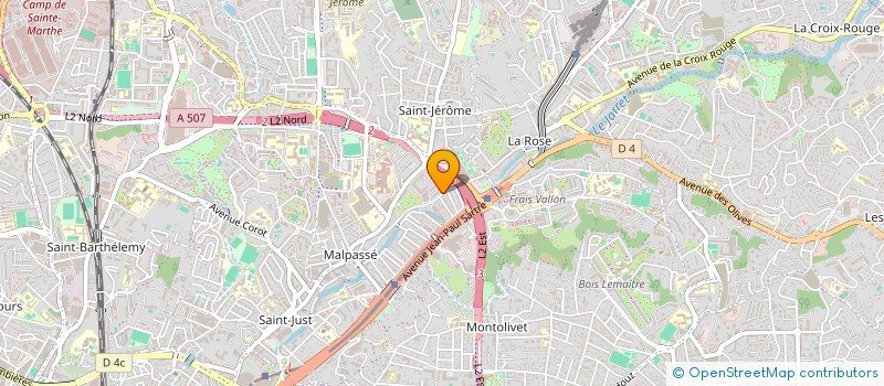 localisation de l'entreprise MONSIEUR MARTIAL LOUANGHO VICKO à MARSEILLE